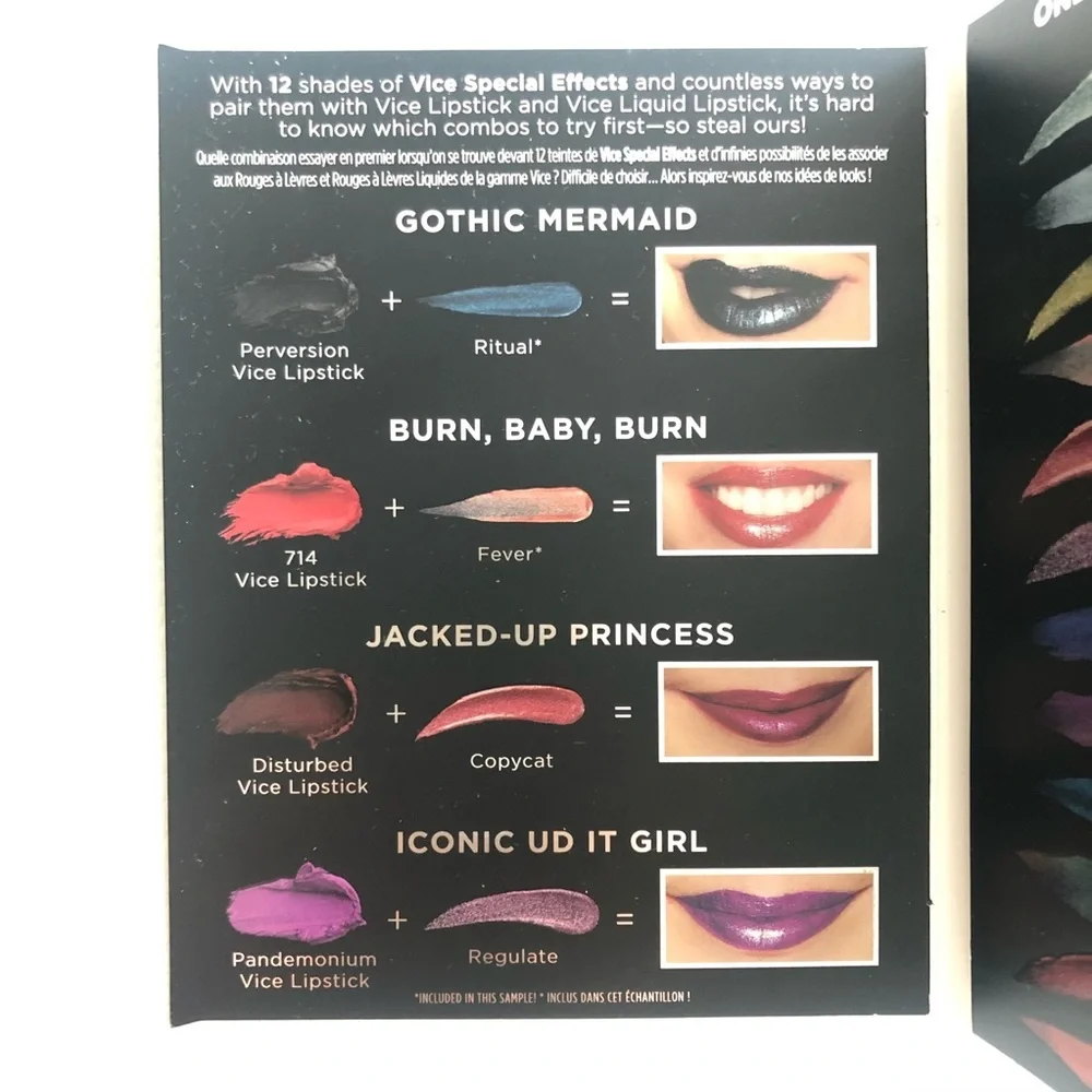 Urban Decay nice Vice Special Effect Sample 4shade